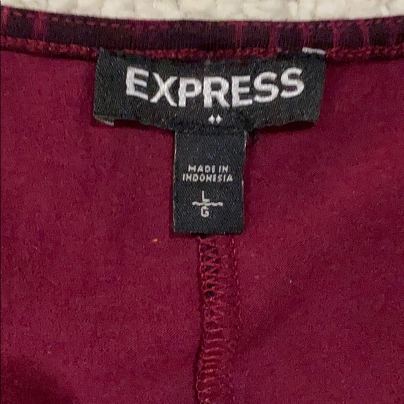 Maroon and Black Express Tunic Dress - Picture 4 of 4